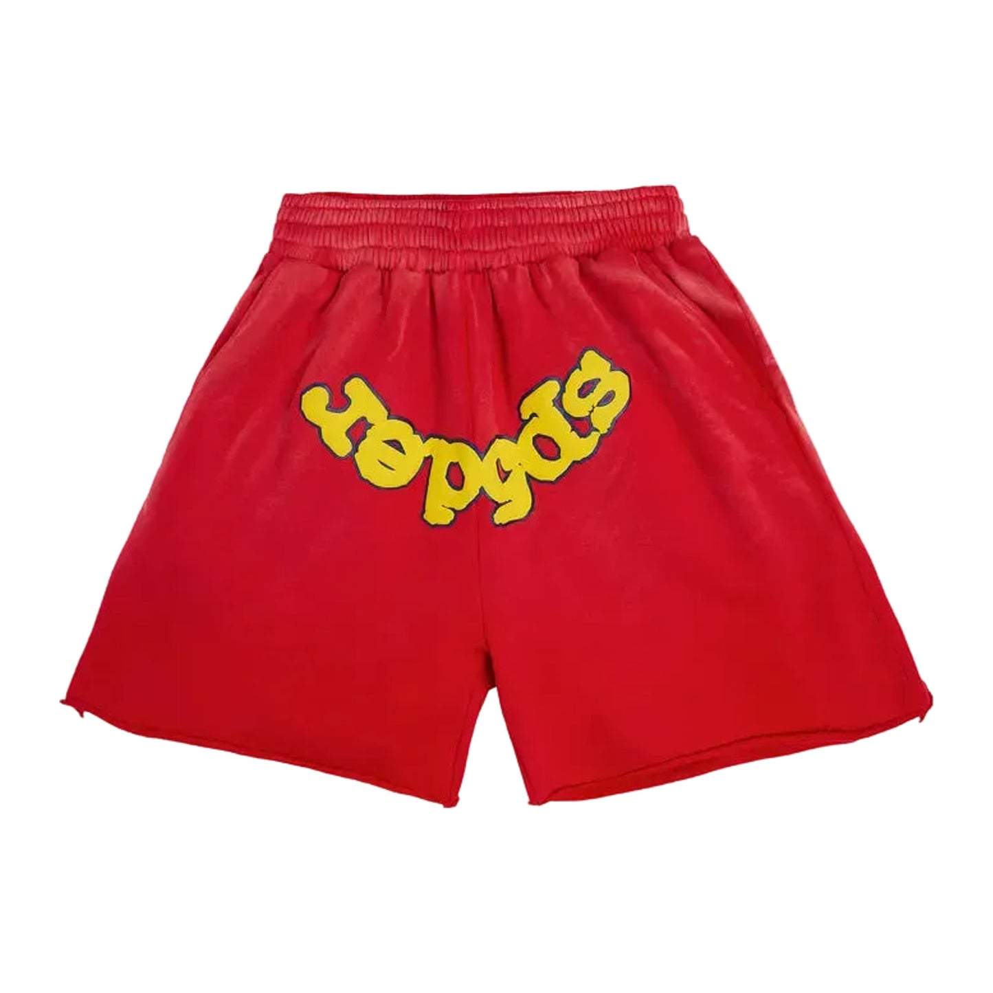 Sp5der Og Logo Sweatshort 'Red'