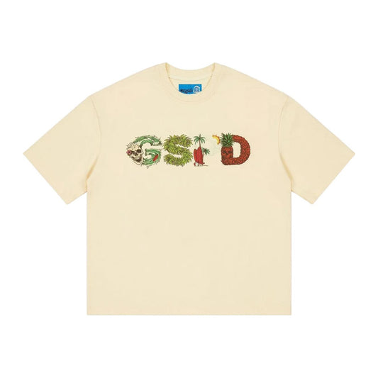 Godspeed Surfs Up T-shirt 'Bone'