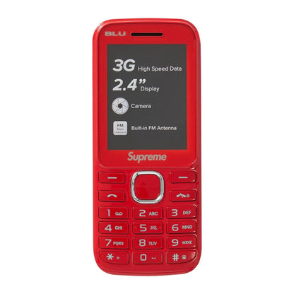 Supreme BLU Burner Phone Red