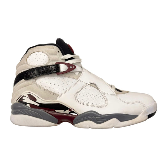 Jordan 8 Retro White Burgundy (Women's) (Pre-owned)