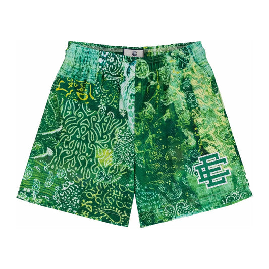 Eric Emanuel EE Basic/Core Short Neon Green Paisley