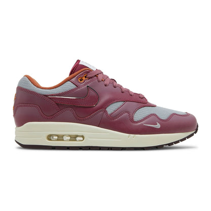 Nike Air Max 1Patta Waves Rush Maroon (with Bracelet)