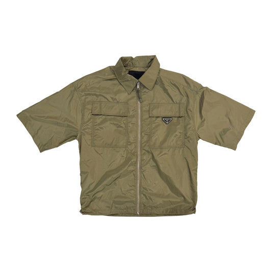 Prada Short-Sleeve Re-Nylon Shirt (Pre-Owned)