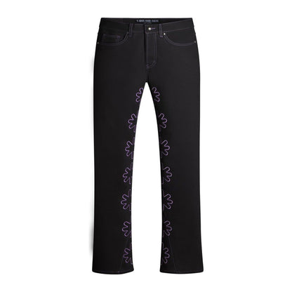LostShdws DRKSHDWS Outline Denim Pant 'Purple'
