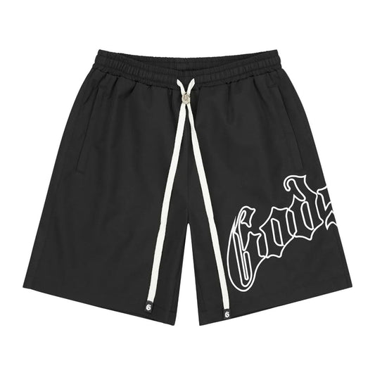 Godspeed OG Logo Nylon Shorts 'Black/White'