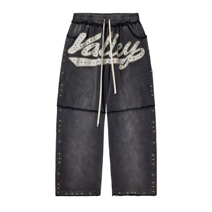 Vale Forever 'Skittles' Black Sweats