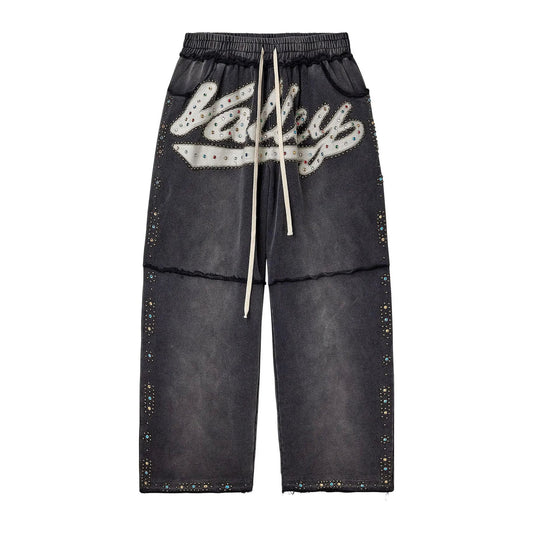 Vale Forever 'Skittles' Black Sweats