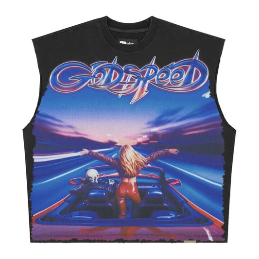 Godspeed FUN Sleeveless T-shirt 'Black Wash'