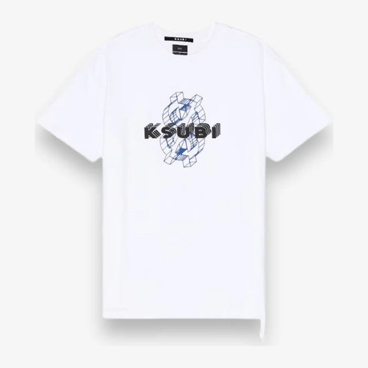 Ksubi Holograph Biggie SS Tee 'Tru White'