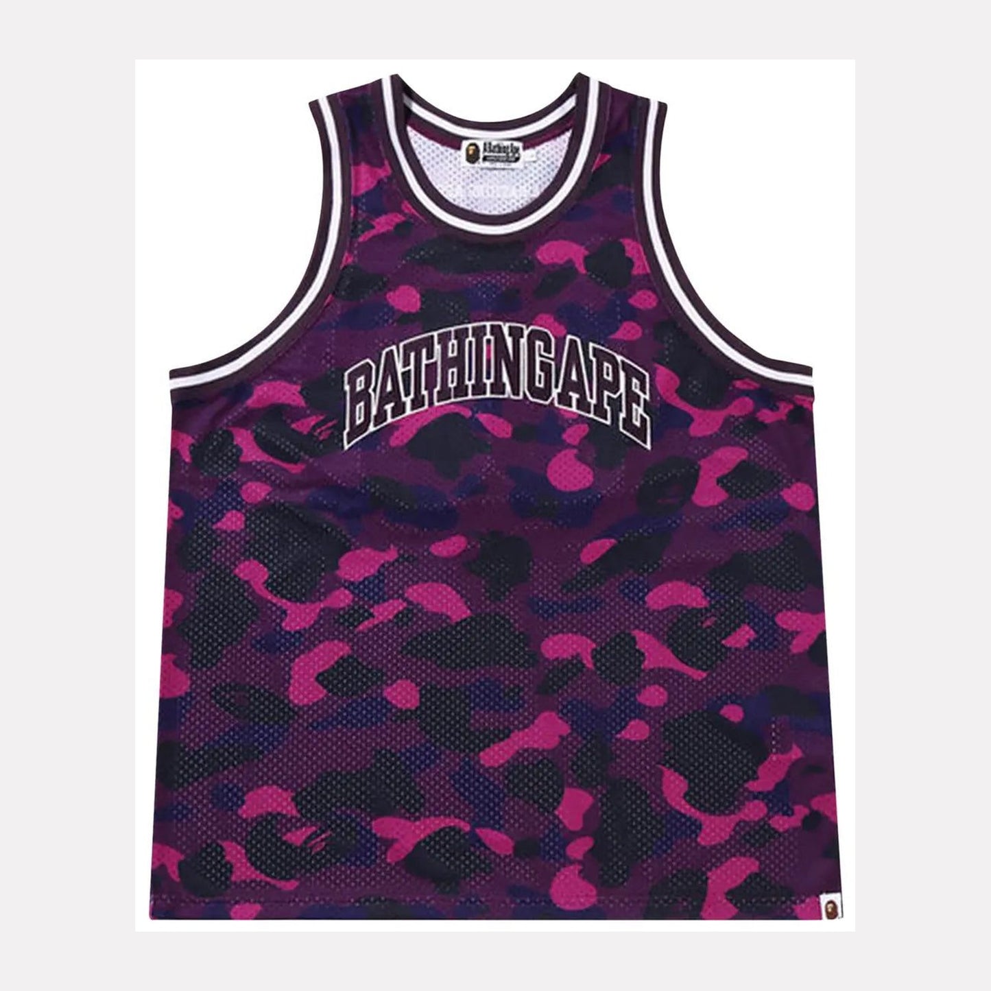 BAPE Color Camo Basketball Tank Top 'Purple'