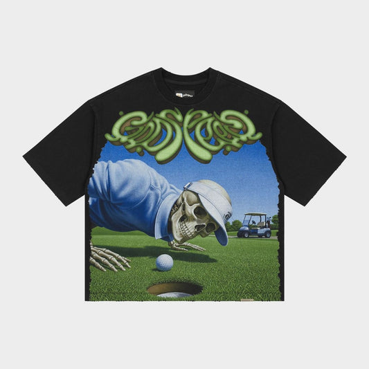 Godspeed Green Reaper T-Shirt 'Black Wash'