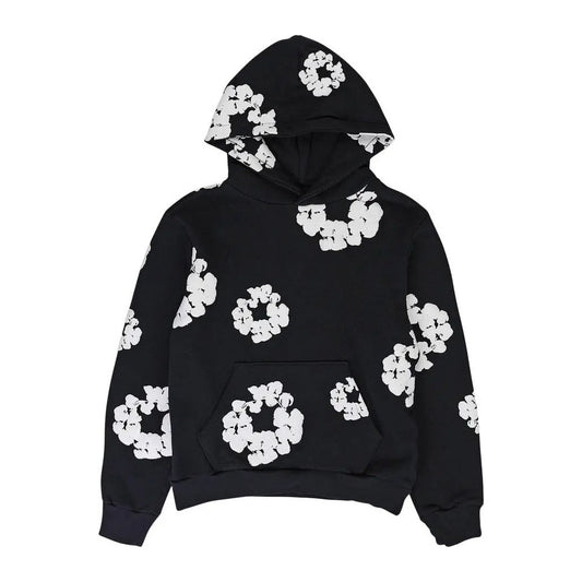 Denim Tears Wreath Hoodie 'Black'