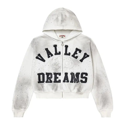 Vale Forever Classico Zip Up Hoodie 'White'