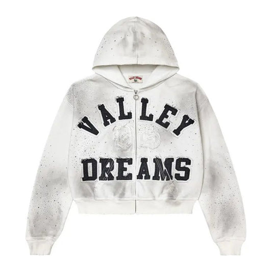 Vale Forever Classico Zip Up Hoodie 'White'