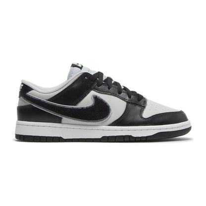 Nike Dunk Low Chenille Swoosh Negro Gris