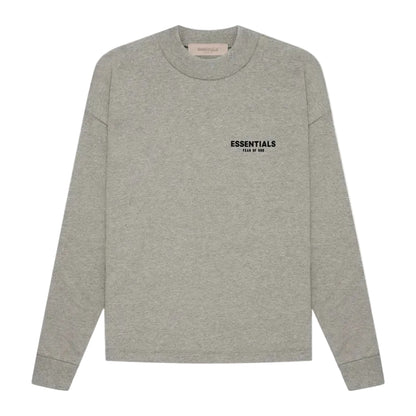 Fear of God Essentials Long-Sleeve Tee 'Dark Oatmeal'