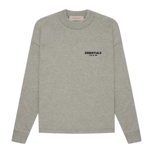 Fear of God Essentials Long-Sleeve Tee 'Dark Oatmeal'