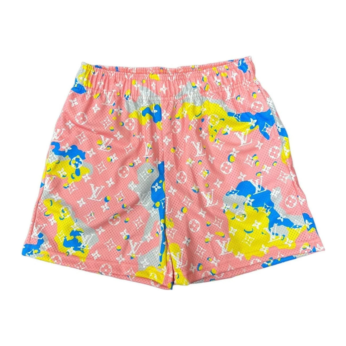 Bravest Studios x LV Cotton Candy Pink Mesh Shorts