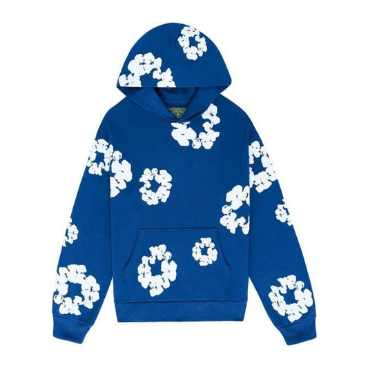 Denim Tears Cotton Wreath Zip Hoodie 'Blue'