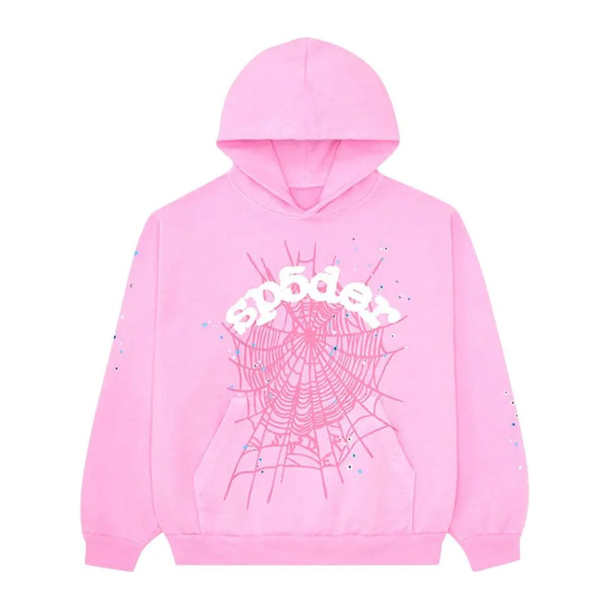 Sp5der OG Web Hoodie 'Pink'