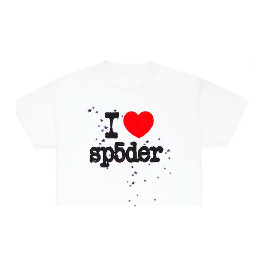 Sp5der I Heart SP5DER Tee 'White'