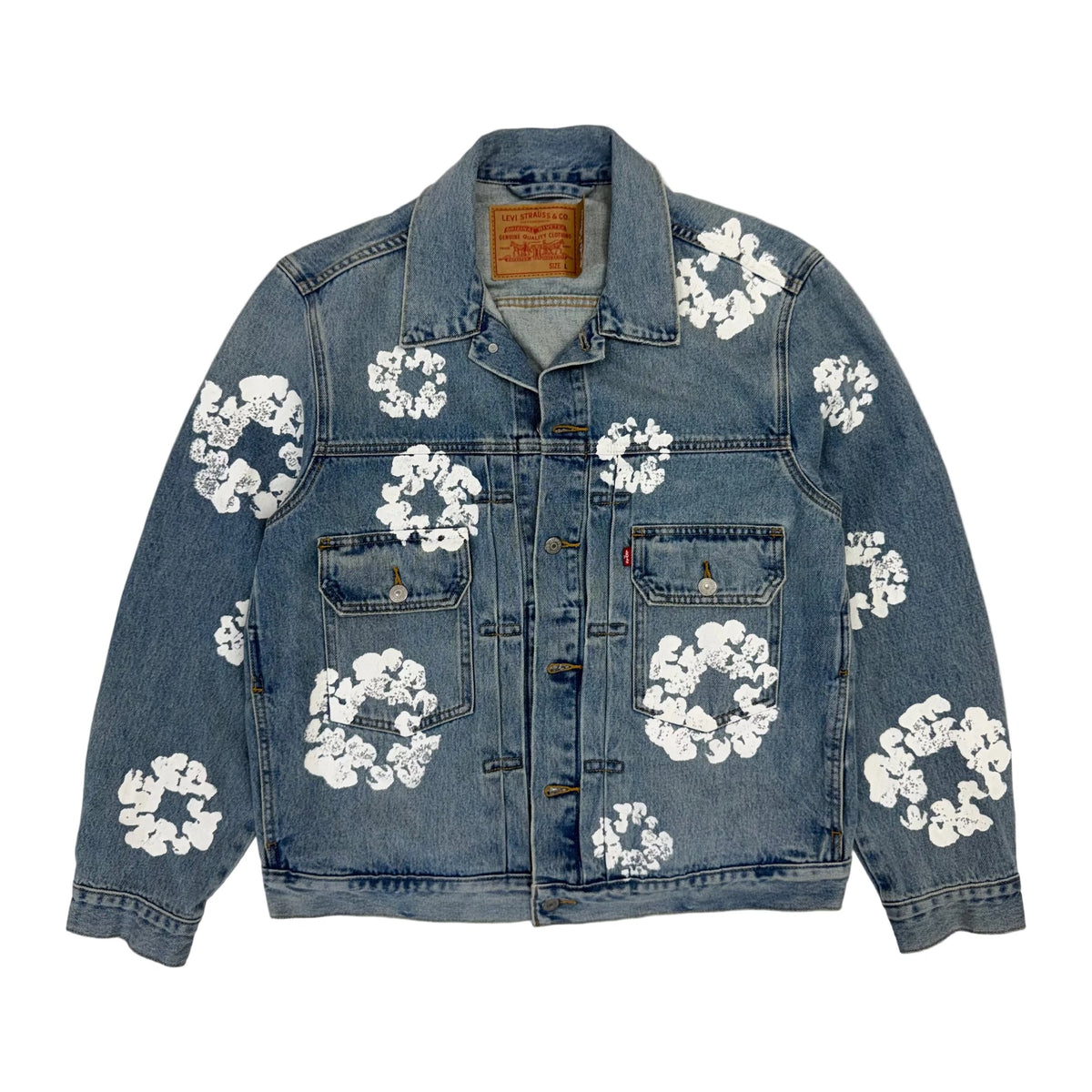 Denim Tears x Levi's Denim Jacket 'light blue/white' (Pre-Owned)