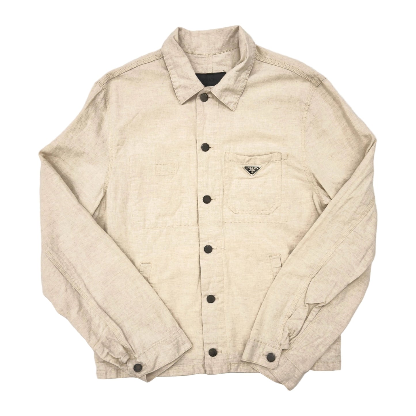 Prada Linen Vest (Pre-Owned)
