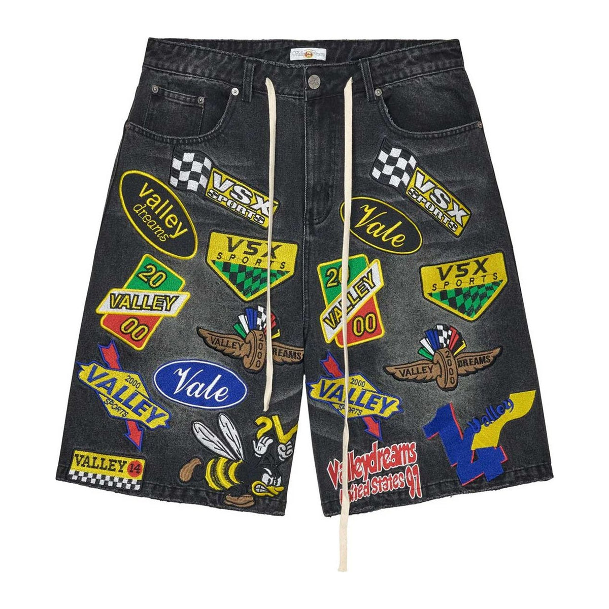 Vale Forever Passport Jorts Black