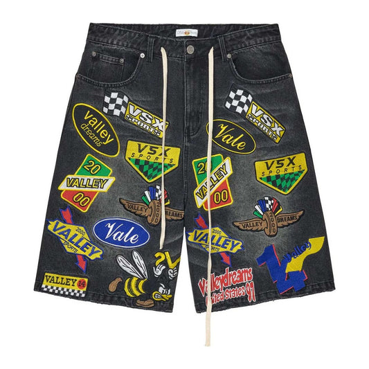 Vale Forever Passport Jorts Black