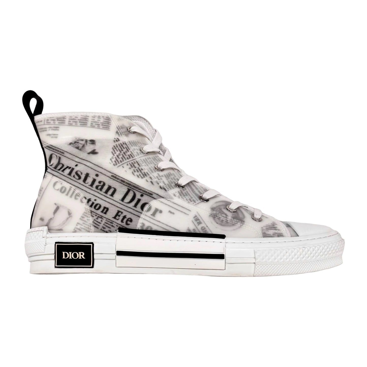 Dior B23 High Top Daniel Arsham Newspaper (Pre-Owned)