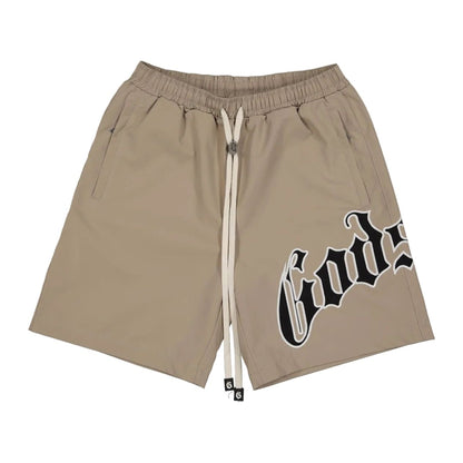 Godspeed OG Logo Nylon Shorts 'Sand'