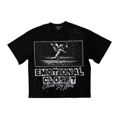 Mixed Emotion Black Scar Tee