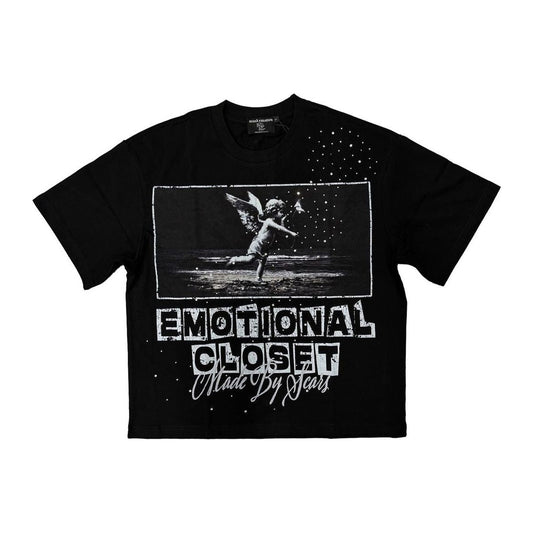 Mixed Emotion Black Scar Tee