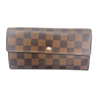 Louis Vuitton Damier Ebene Sarah Wallet (Pre-owned)