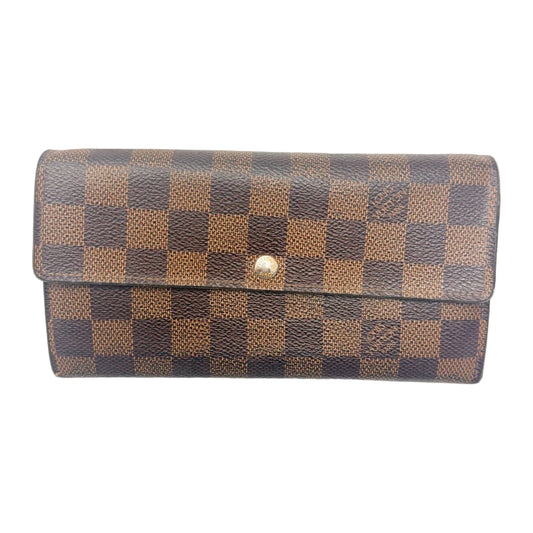 Louis Vuitton Damier Ebene Sarah Wallet (Pre-owned)