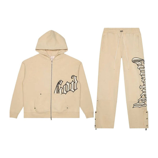 Godspeed OG Logo Sweatsuit V2 (Creme/Bone)