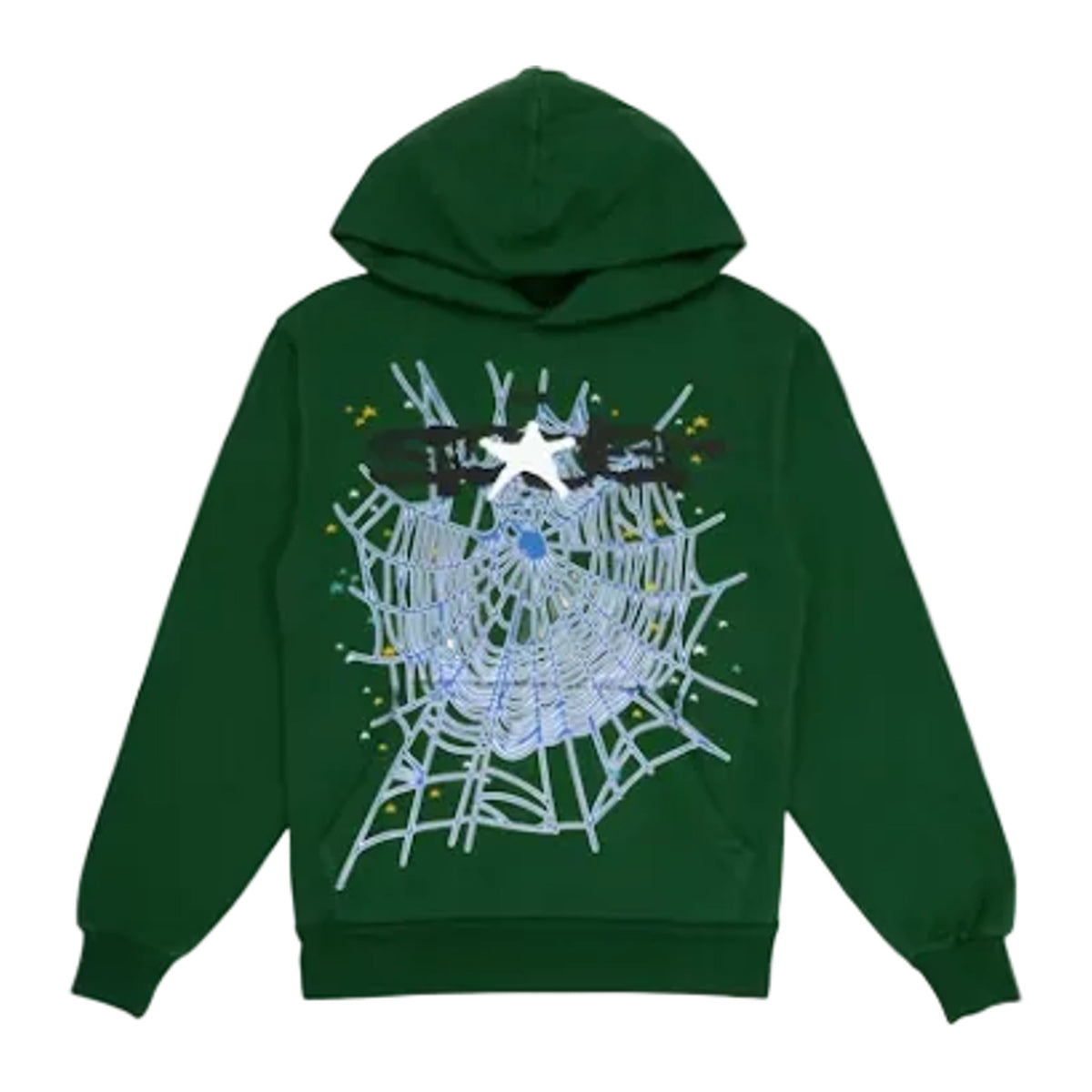Sp5der Web Hoodie 'Hunter Green'