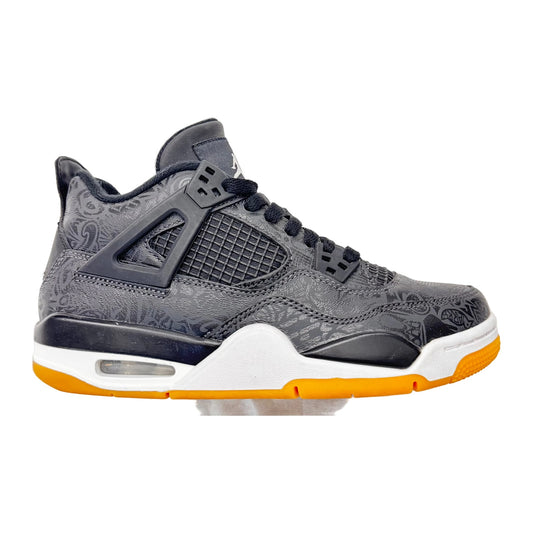 Jordan 4 Retro Laser Black Gum (GS) (Pre-Owned)