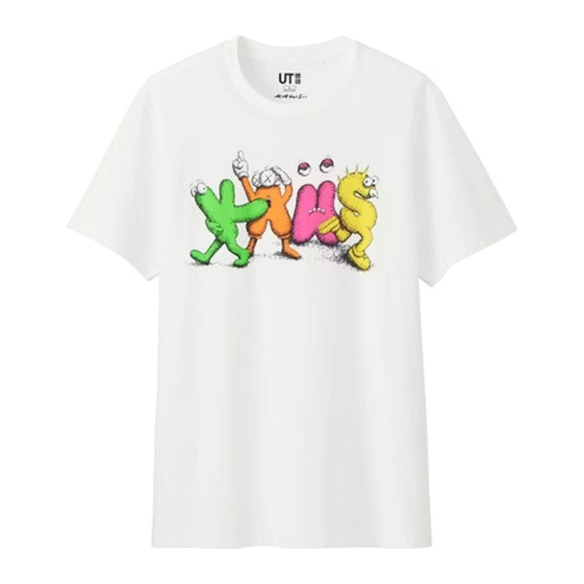 KAWS x Uniqlo Logo Tee (Asia Sizing) White