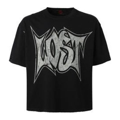 Lost intricacy Black Lost Outline T-Shirt