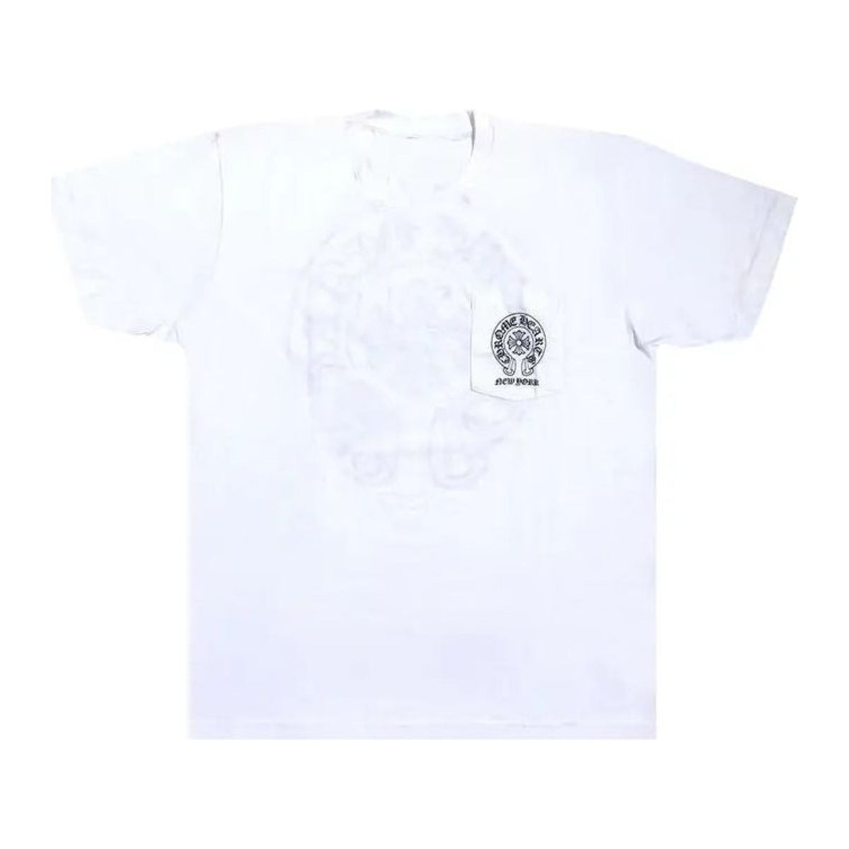 Chrome Hearts New York Horseshoe Pocket Tee 'White'
