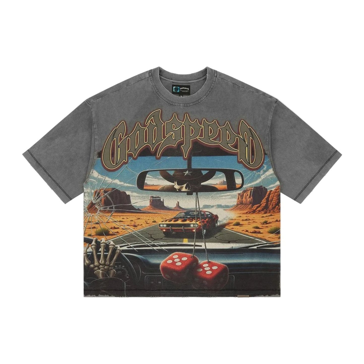 Godspeed ON THE RUN II T-Shirt 'Grey'