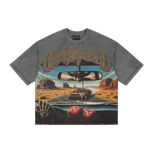 Godspeed ON THE RUN II T-Shirt 'Grey'