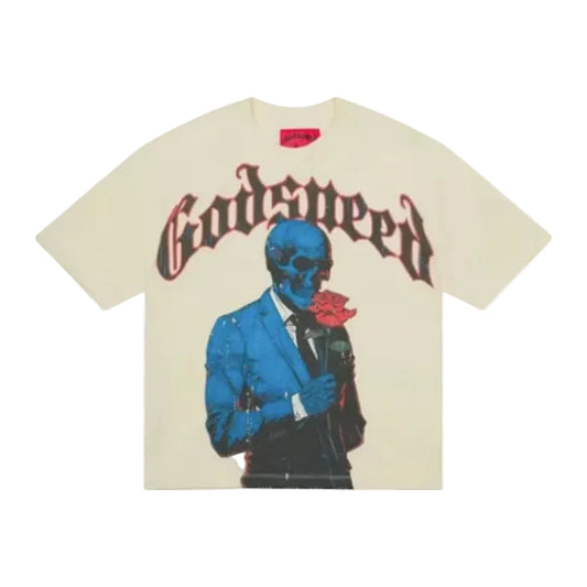 Godspeed Smell the Rose T-shirt 'Bone'