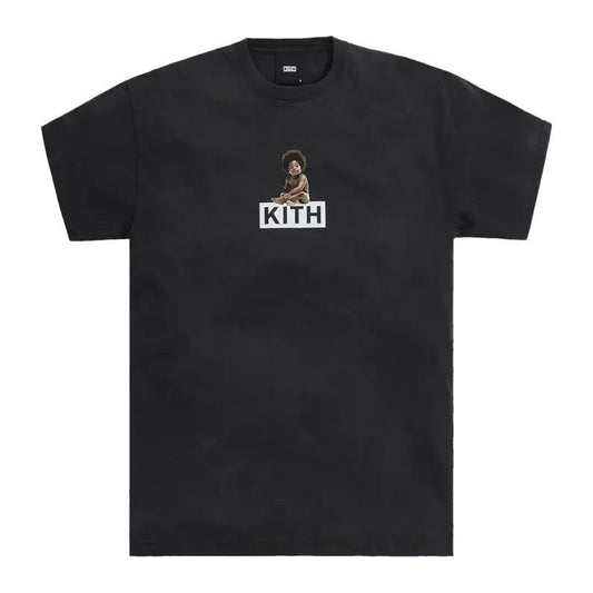 Kith For The Notorious B.I.G Ready To Die Classic Logo Vintage Tee 'Black