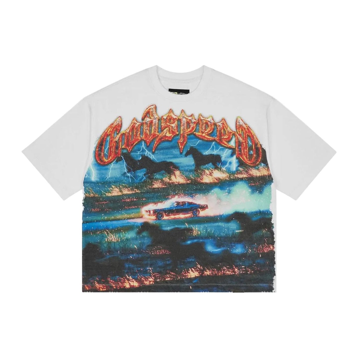 Godspeed Horsepower T-shirt 'White'