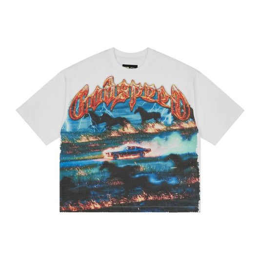 Godspeed Horsepower T-shirt 'White'