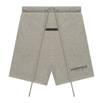 Fear of God Essentials Summer Core Sweat Short 'Dark Heather Oatmeal'
