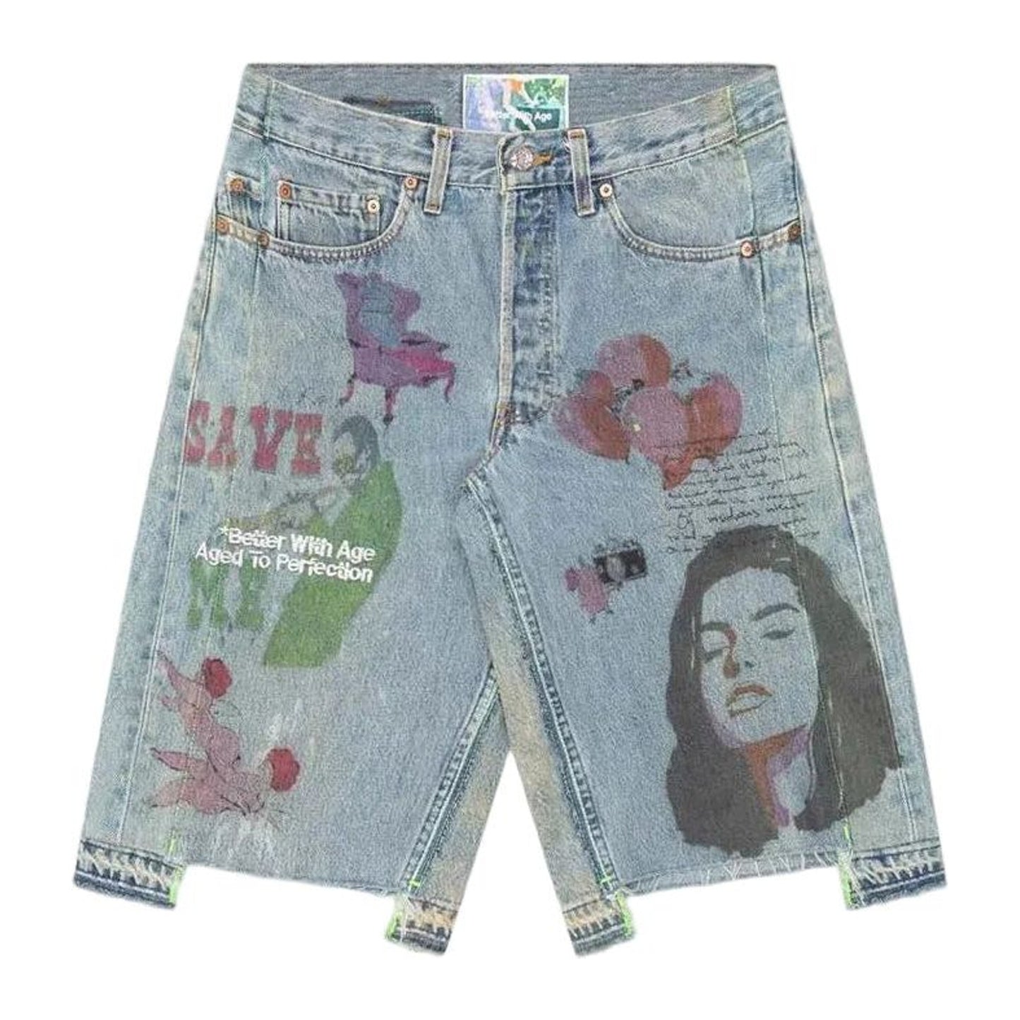 Better with Age Harrison Triple Wide Denim Shorts