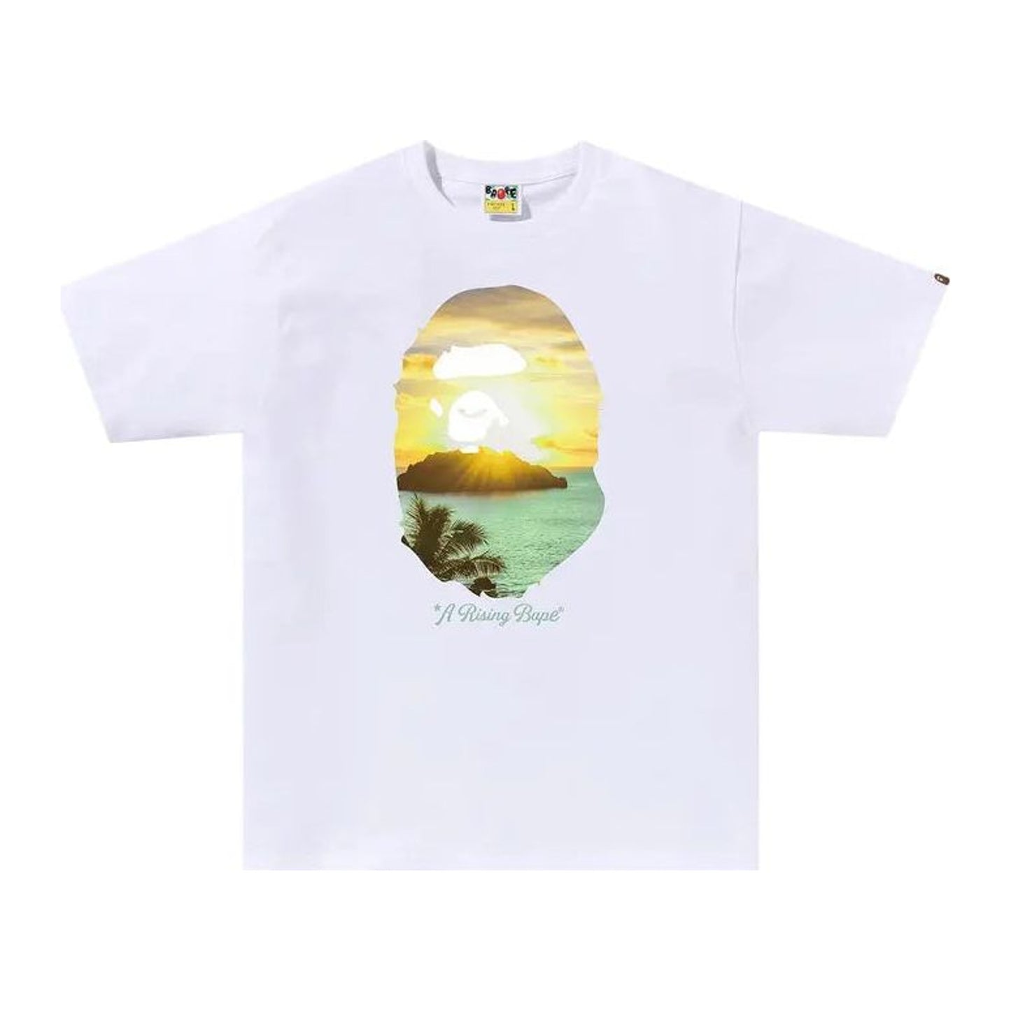 Bape A Rising Bape Photo Tee 'White'